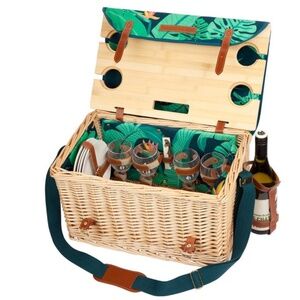 NEW Sunnylife Paradise Found Luxe Picnic Basket